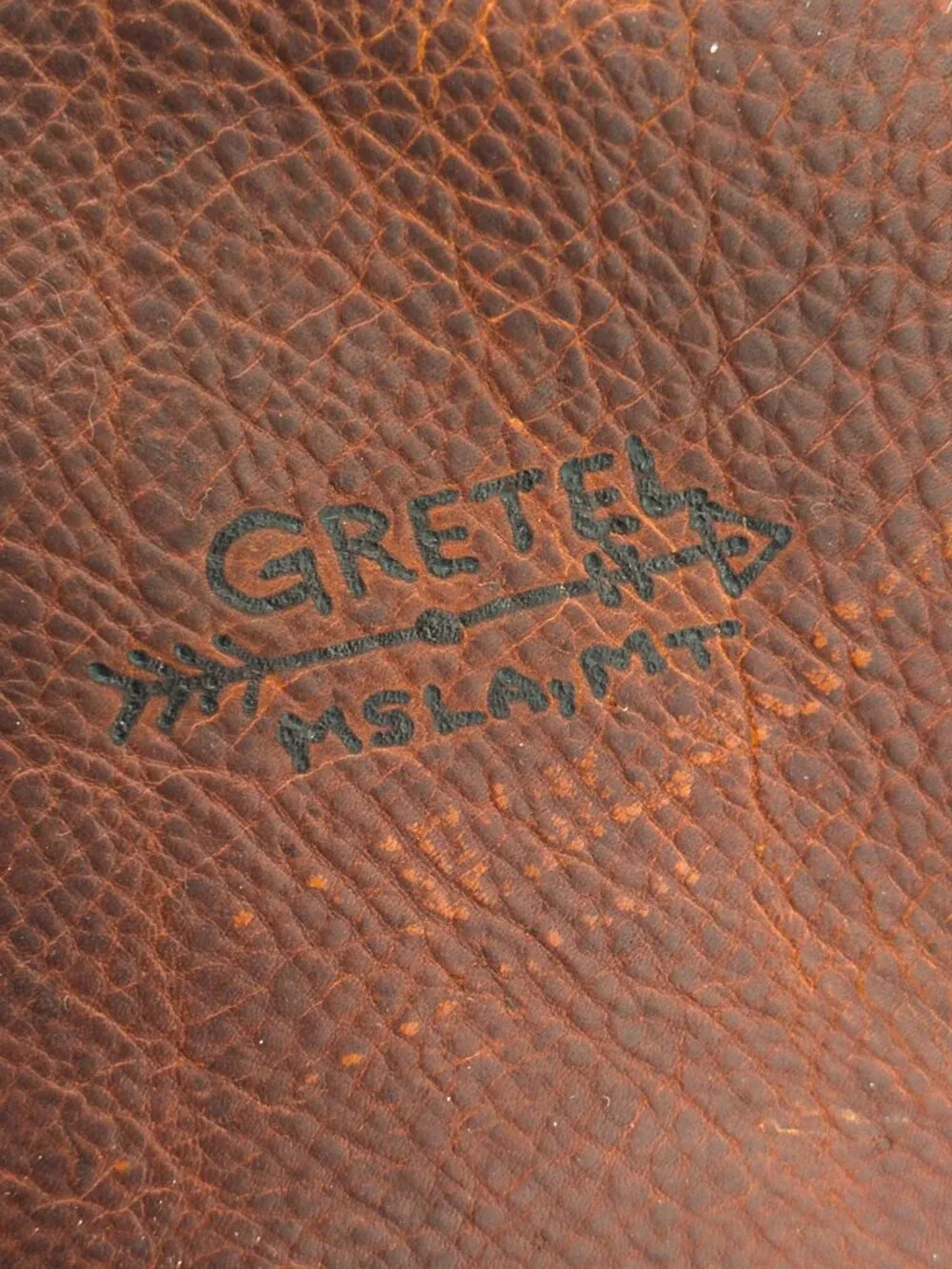 Gretel Montana Leather Crossbody Bag, Southwestern Design, Made in USA